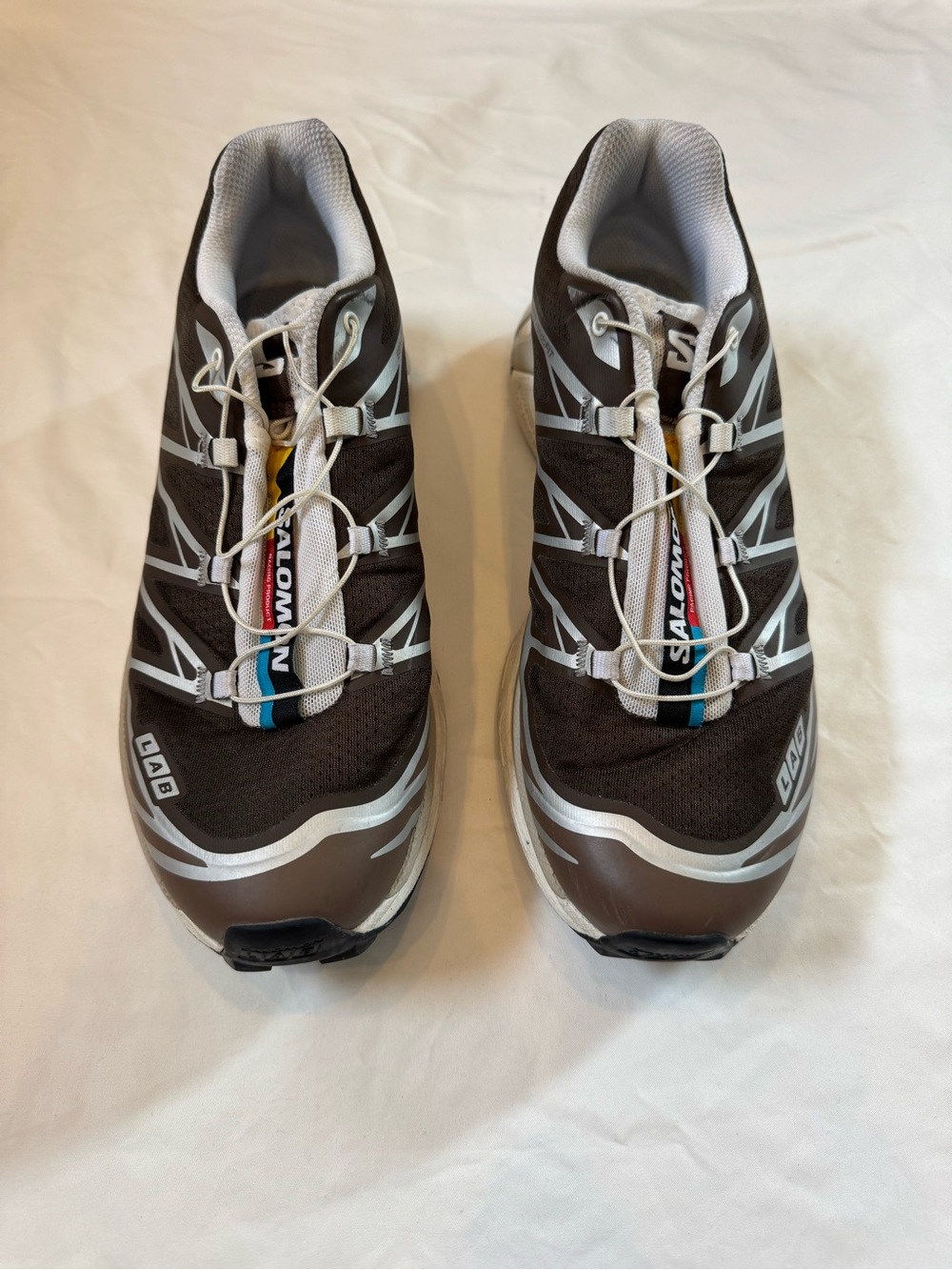 Salomon XT-6 Earth Brown Sneakers - Picture 6 of 11